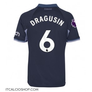 Tottenham Hotspur Radu Dragusin #6 Seconda Maglia 2023-24 Manica Corta